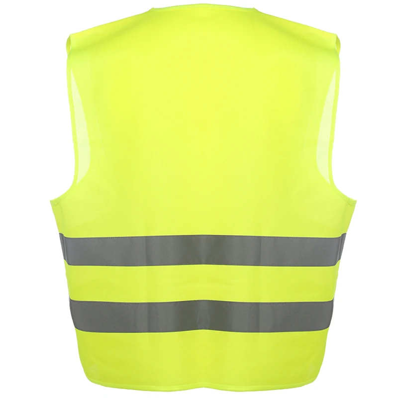 Reflective Safety Vest Bright Neon Color with 2 Inch Strips Orange Trim Zipper Front DB037 | Автомобили и мотоциклы