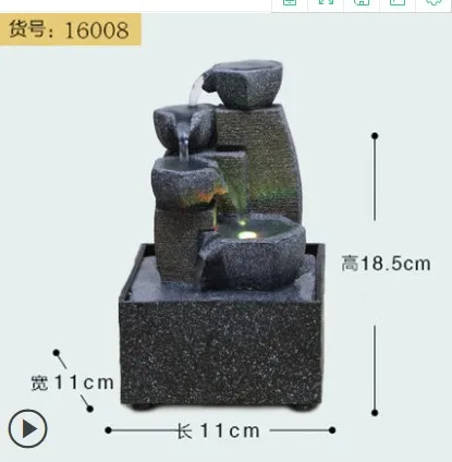 Маленький фонтан воды особенности фэн-шуй колеса рабочего украшения дома | Дом и