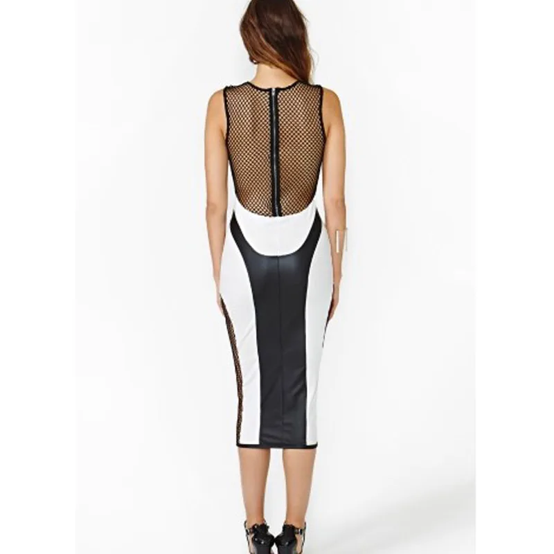 New fall fashion dress sexy package hip hollow cross-weave mesh vest 6162 Dear Lover | Женская одежда