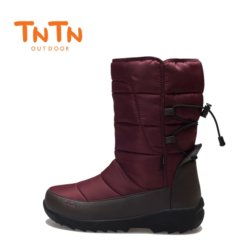 zaohongse boot TNTN/; мужские уличные зимние ботинки; Зимние флисовые водонепроницаемые хлопковые ботинки для мужчин и женщин; походные теплые зимние ботинки - Цвет: zaohongse boot