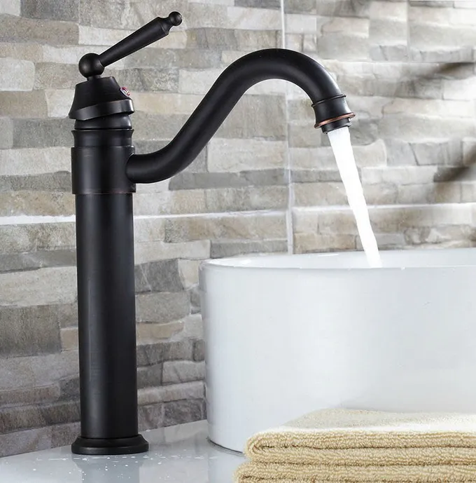 Роскошный Бронзовый поворотный кран для раковины с одной ручкой anf213|faucet mixer|mixer