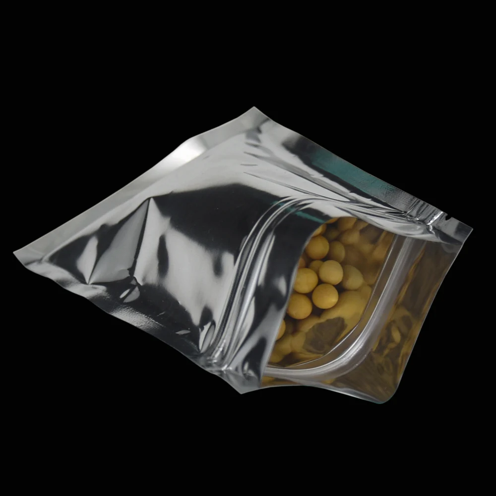 14x20 см оптовая продажа Mylar Ziplock мешок для еды самоуплотнение металлический пакет