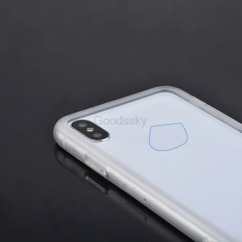 Тонкий силиконовый чехол-бампер для iPhone 6, 6 S, 7, 8 Plus, Защитная мягкая рамка для iPhone X, XR, Xs, Max, противоударный бампер, Fundas Capa