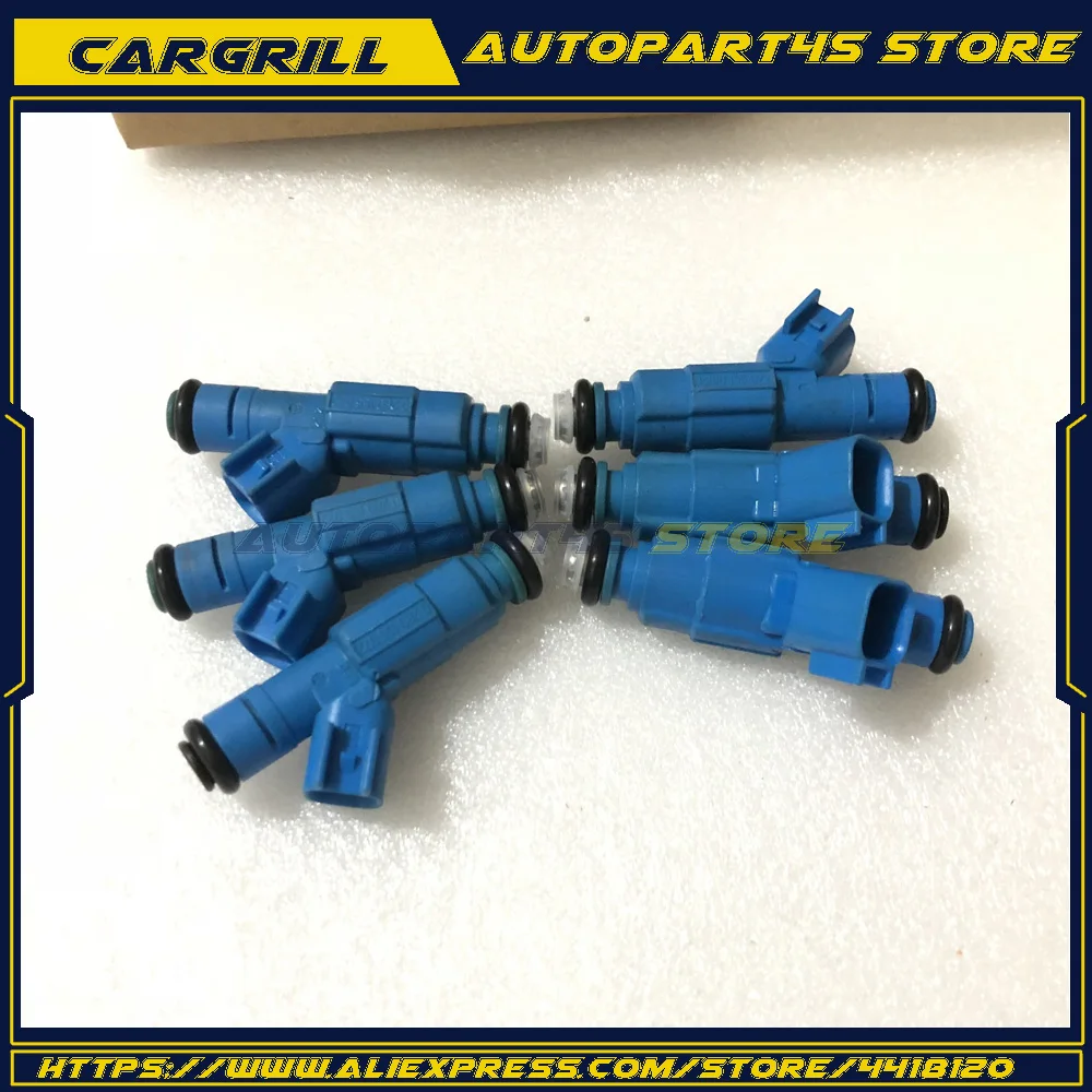 6 Pcs Fuel Injectors 0280155972 For Jeep Liberty Dodge Ram3.7L 1500 2003-2004 | Автомобили и мотоциклы