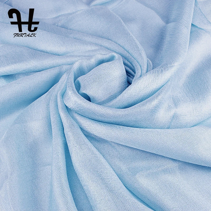 FURTALK 2017 Марка Лето Шелковый Шарф Женщины Роскошные шали Длинные Шарфы Мода |