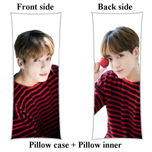 Boyfriend JungKook длинная подушка kpop Bangtan для мальчиков декоративные подушки для тела, включая внутренний индивидуальный подарок - Цвет: pillow