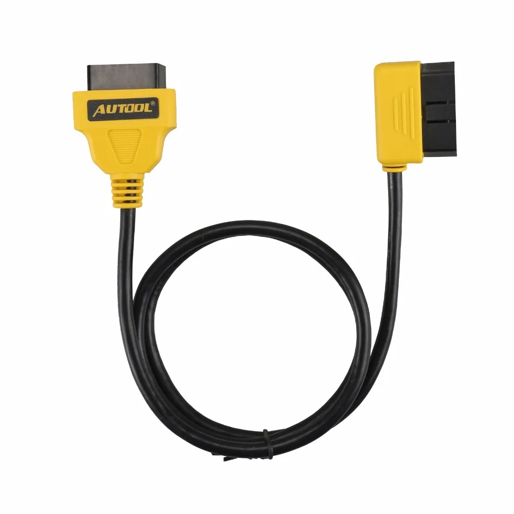 AUTOOL OBD OBD2 16 контактный кабель 1 м 40 дюймов кабель-удлинитель для мужского и