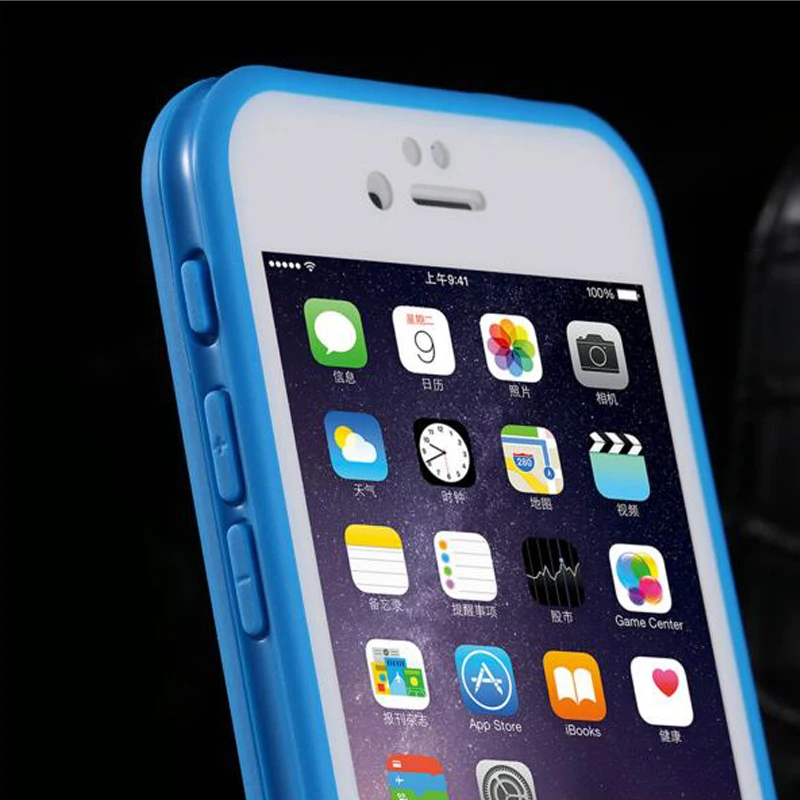 Высокое Качество ТПУ Мягкий Чехол Водонепроницаемый Для iPhone 6 s iPhone6 S Плюс Прочный