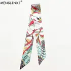 2021 дизайнерский бренд Hummingbird, шелковый шарф, женский шарф для волос, модный шейный платок, обтягивающие шарфы для женщин, Сумка с лентами, Женский Галстук