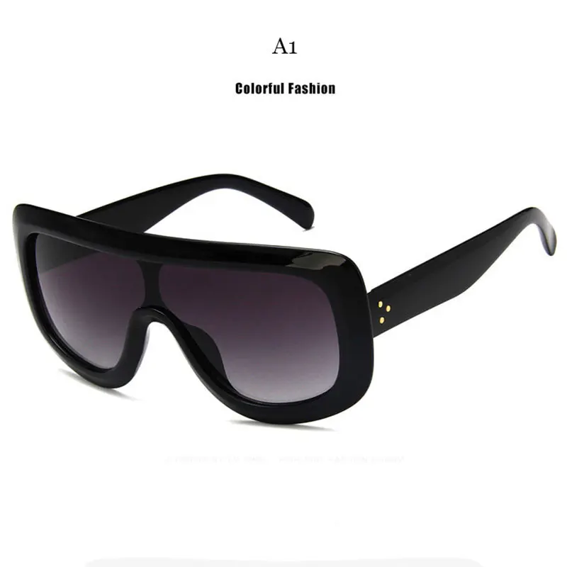 Женские квадратные солнцезащитные очки оверсайз брендовые дизайнерские на