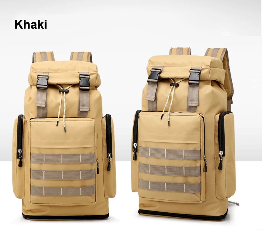 60L/70L большой Ёмкость военно-тактическая сумка рюкзак Пеший Туризм Кемпинг Рыбалка Охота рюкзак спортивные сумки Открытый Рюкзак