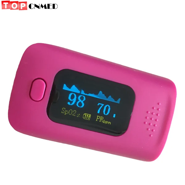 Rose 20% off пульса и уровня кислорода в крови Oximetro де pulso SPO2 PR будильник OLED звуковой сигнал для отображения данных по содержанию кислорода в крови Анти-Царапины Экран чехол/сумка дополнительно - Цвет: Rose