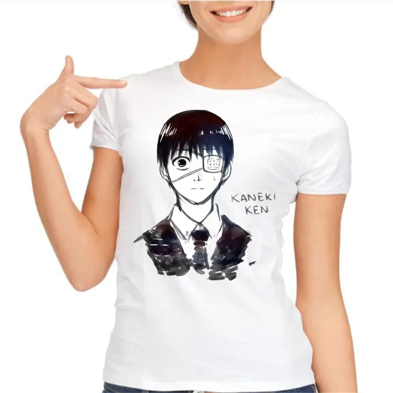 2017 Летом Прохладно Аниме Топы Мужская Повседневная Майка Токио Вурдалака Kaneki Кен