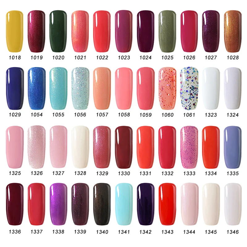 Гель лак полуперманентный для ногтей 8 мл 85 цветов|Гель ногтей| |