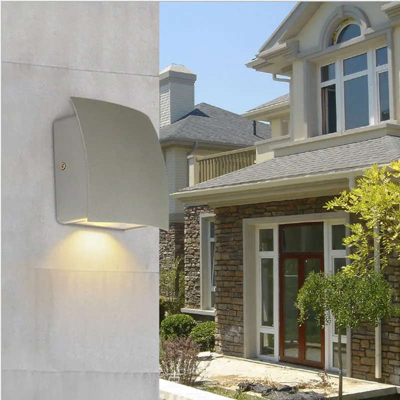 Высокое качество одна голова открытый настенный светильник балкон фон Ресторан