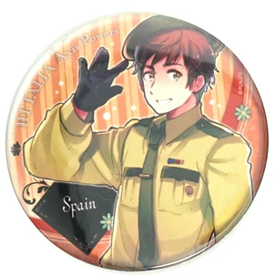 Axis power HETALIA значок аниме Италия Франция Россия США Испания значок брошь булавки - Окраска металла: 02 Spain