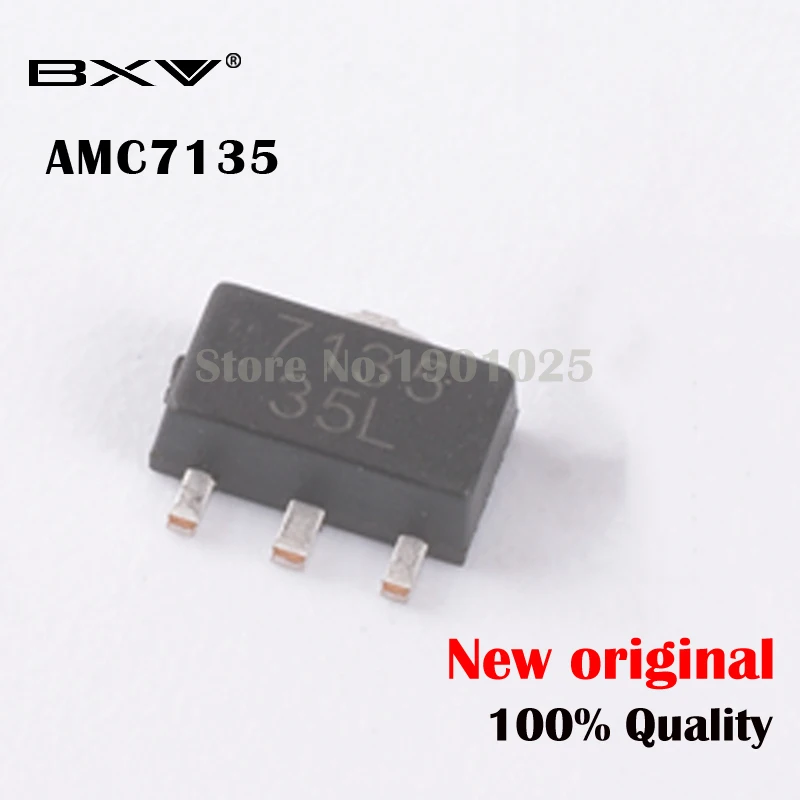 10 шт. AMC7135PKFT SOT-89 AMC7135 SOT89 7135 SOT SMD новое и оригинальное
