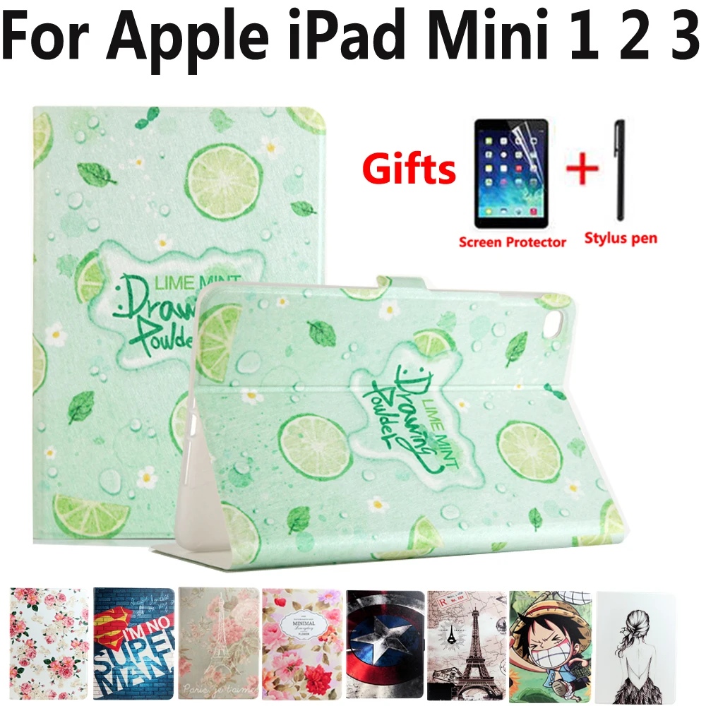 Роспись чехол для Apple iPad Mini 1 2 3 Mini2 Mini3 Mini1 7 9 A1432 A1454 A1455 A1489 A1490 A1491 a1599 A1600 A1601 Tablet|Чехлы
