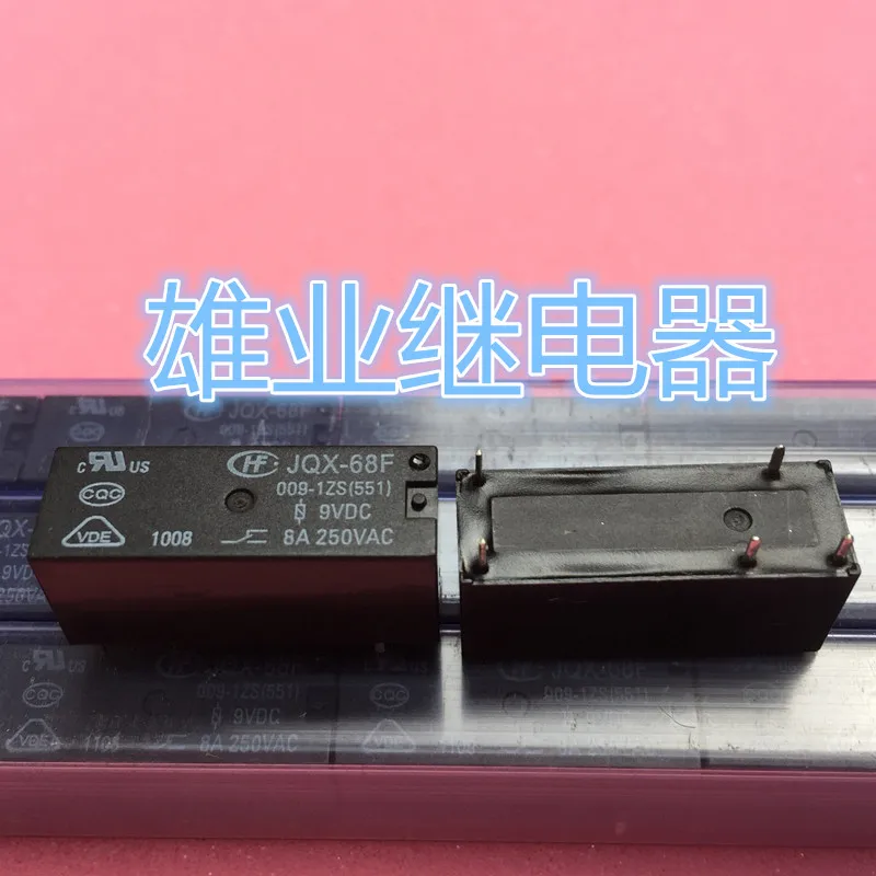 

JQX-68F JQX-68F-9VDC 9В 8А JQX-68F-009-1ZS