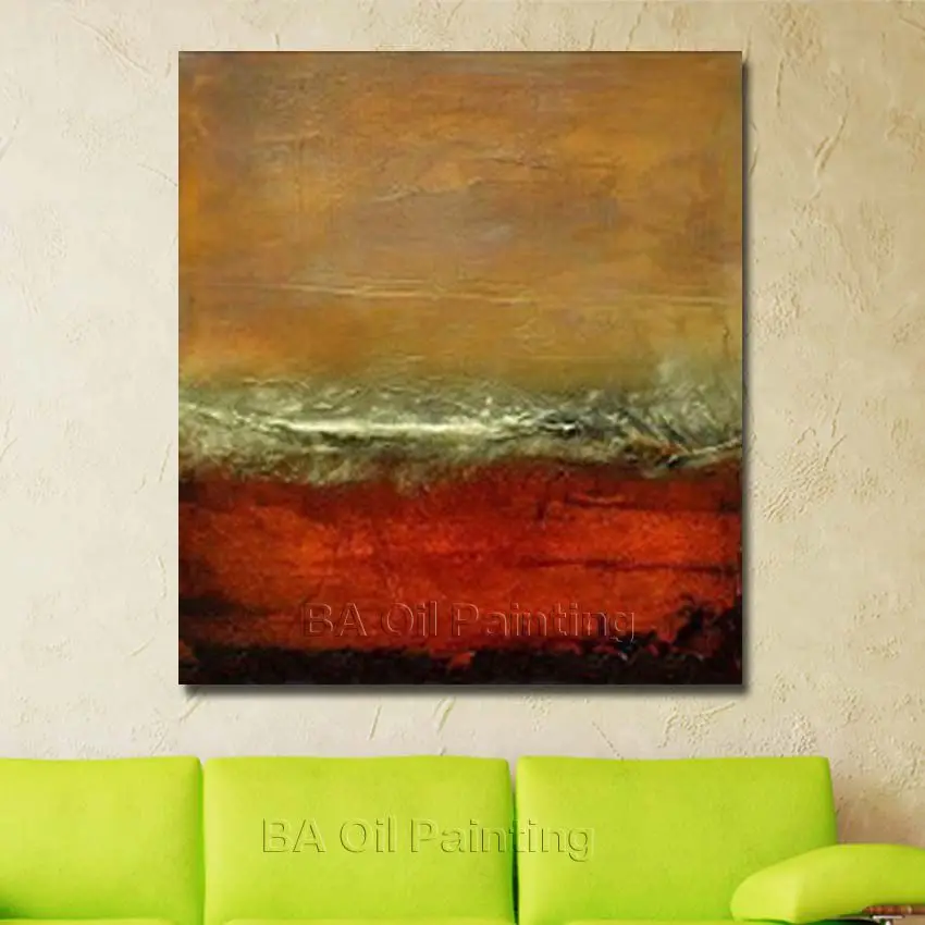 

Free Shipping Handpainted Oil Painting On Canvas Modern Wall Pictures For Living Room Best Quality Hang Pictures No Framed