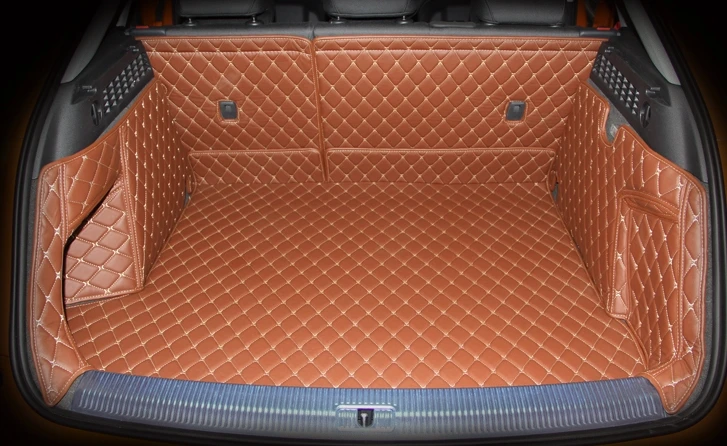 Хорошее качество! Полный набор автомобильных ковриков для багажника Audi Q3 2018-2011