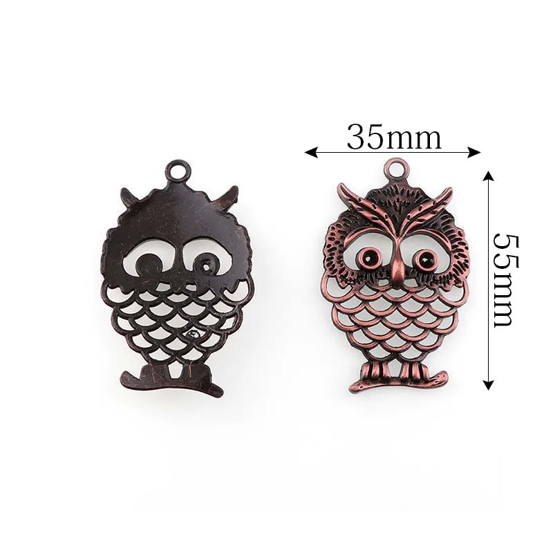 Модные Винтажные Ювелирные изделия 3 цвета бронзовый Поттер сова кулон птица