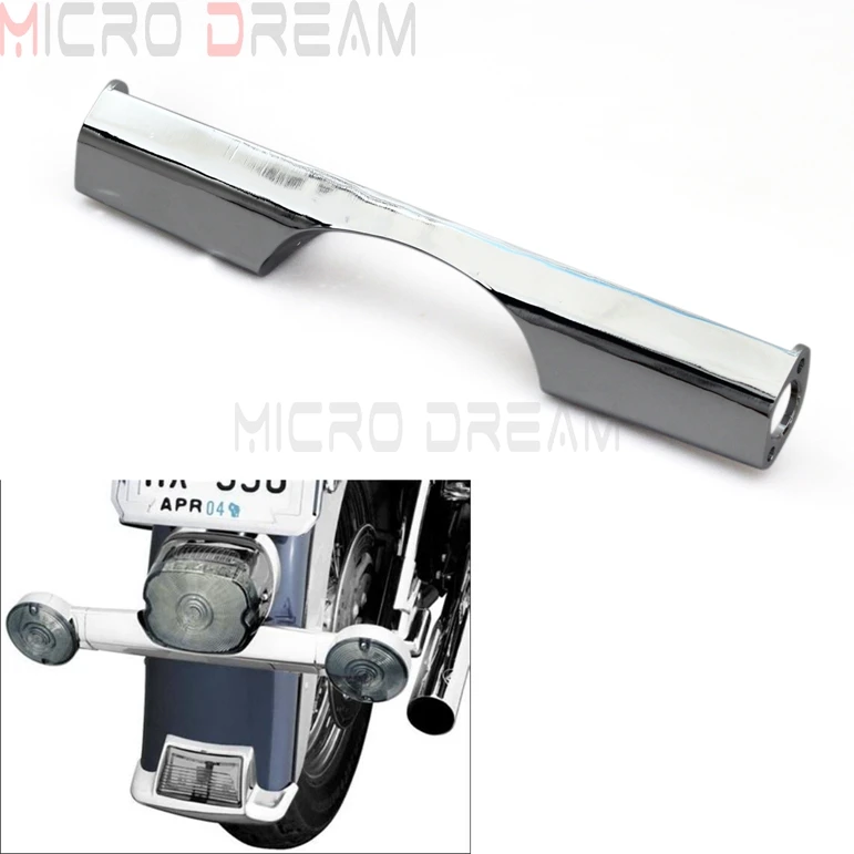 

Aluminum Motorcycle Rear Turn Signal Light Bracket Bar Indicators Holder For Harley Touring FLST FLSTC FLSTN 1986-Later