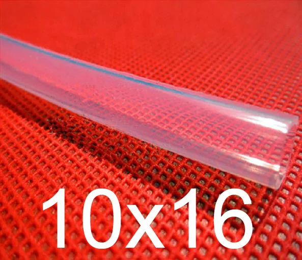 10 мм ID 16 OD 10x16 прозрачный пищевой Медицинский стандарт FDA гибкая трубка из