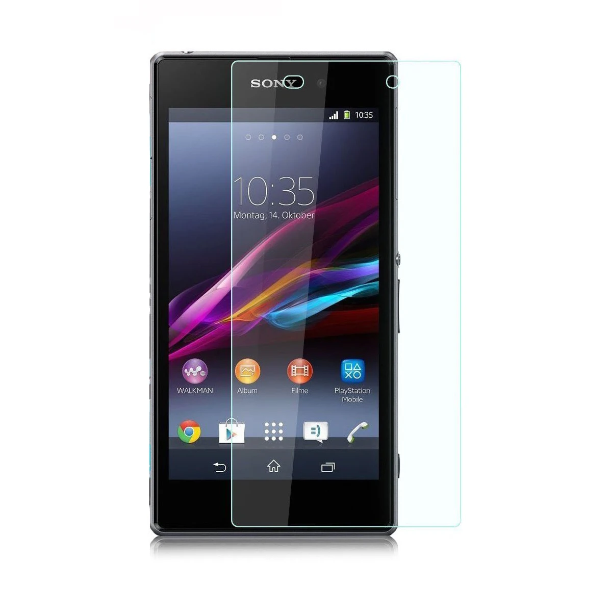 Защитная пленка для экрана из закаленного стекла для Sony Xperia Z1 L39H C6902 Premium, ультратонкая, прозрачная, взрывозащищенная.