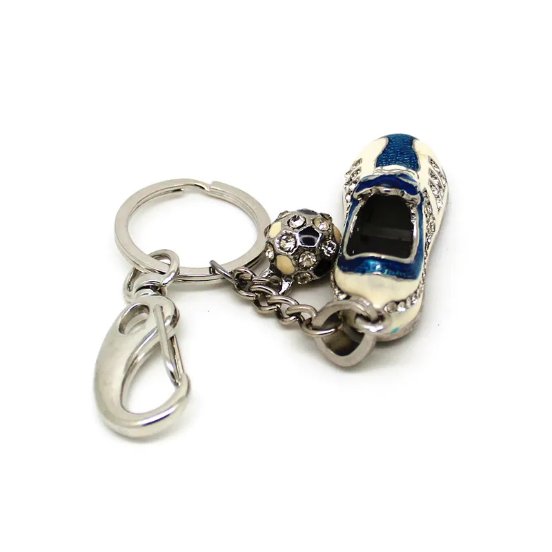 Металлические Хрустальные флеш-диск USB 2 0 футбольные кроссовки Memory stick 4 ГБ 8