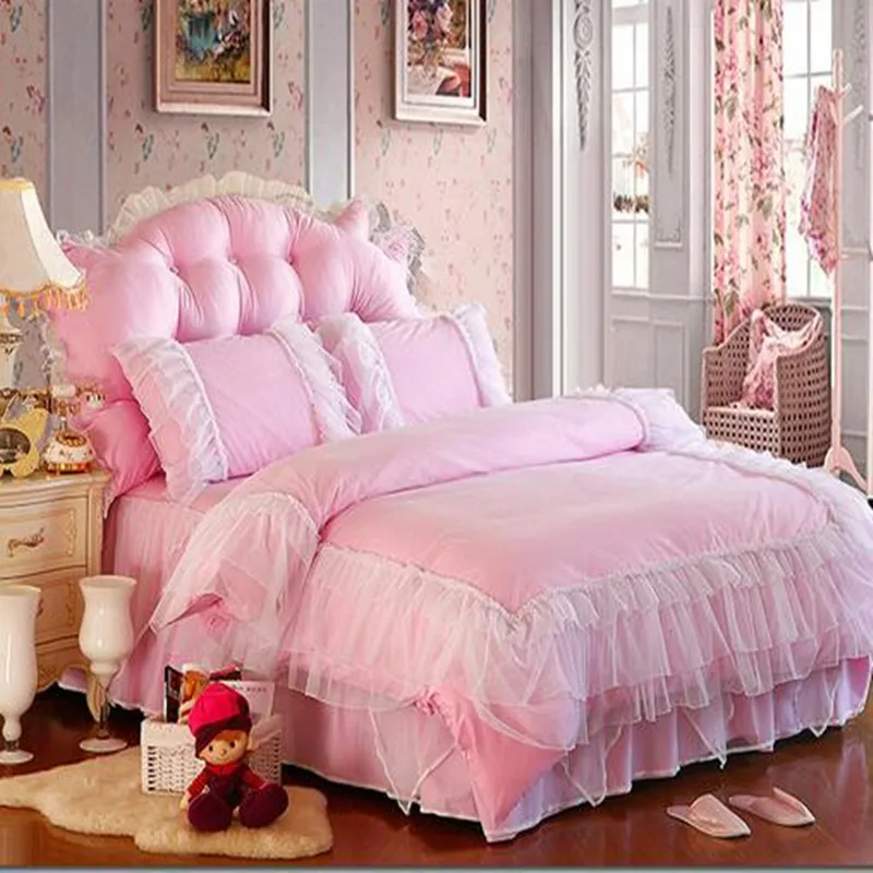 Модные жаккардовые шелковые комплекты постельного белья для принцессы queen king 4 шт