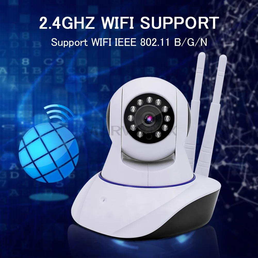 Беспроводной охранных Камера IP Wi Fi Мини CCTV 1080 P 720 видеонаблюдения P2P Ночное