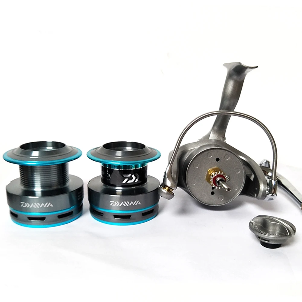 Daiwa PROCASTER Spinning Angelrolle + Ersatzspule 2000A 2500A 3000A 3500A 4000A Max Drag Pesca 8KG Salzwasser Karpfen |