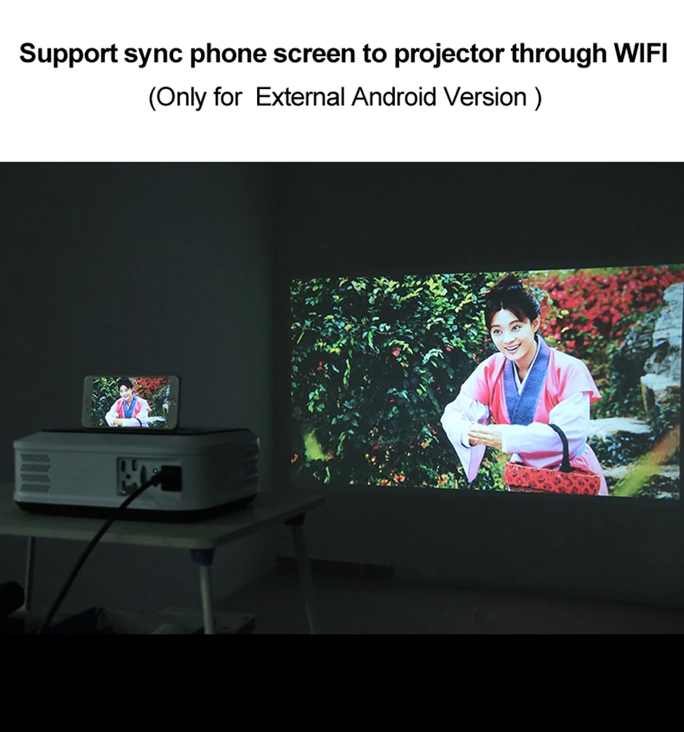 WZATCO T8 Android 9,0 wifi 4G 32GB Дополнительно 1080P Full HD светодиодный проектор HDMI портативный домашний кинотеатр Proyector мультимедийный проектор с технологией Bluetooth