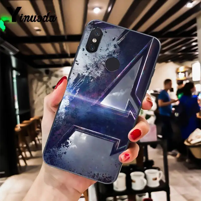 Цветной Мягкий силиконовый чехол для телефона Yinuoda Marvel avengers endgame Xiaomi Mi 6 Mix2 Mix2S Note3 8
