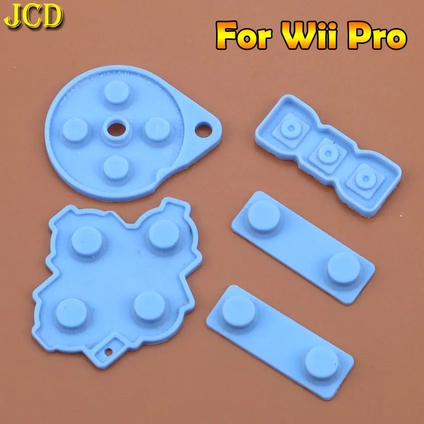 JCD 1 комплект для Nintendo Wii / WII U PAD PRO консоли SNES SFC NES PC проводящая резиновая