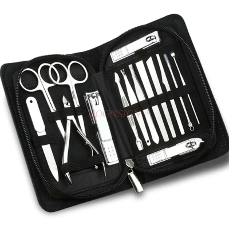 15 Piece A Set Stainless Steel Professional Pedicure Knife Nail Tool Nail Clipper Nail Groove Manicure Sale