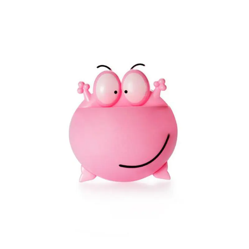 7 frog Pink Горячая Божья коровка присоска для детей, держатель для зубных щеток, крючки на присоске для зубной щетки, набор для ванной комнаты X - Цвет: 7 frog Pink