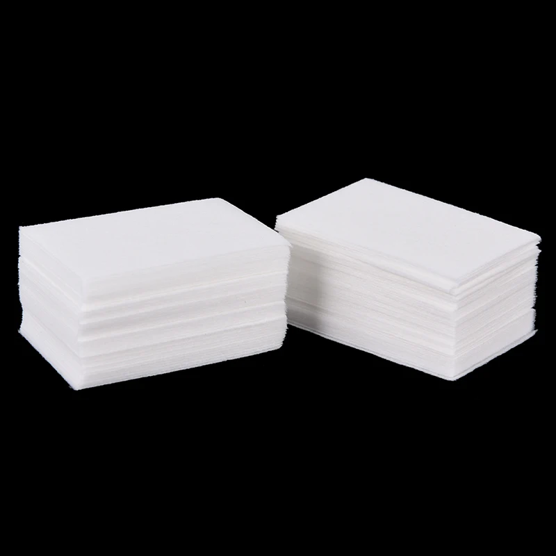 Хлопковые салфетки для ногтей средство удаления гель лака ворса бумажная