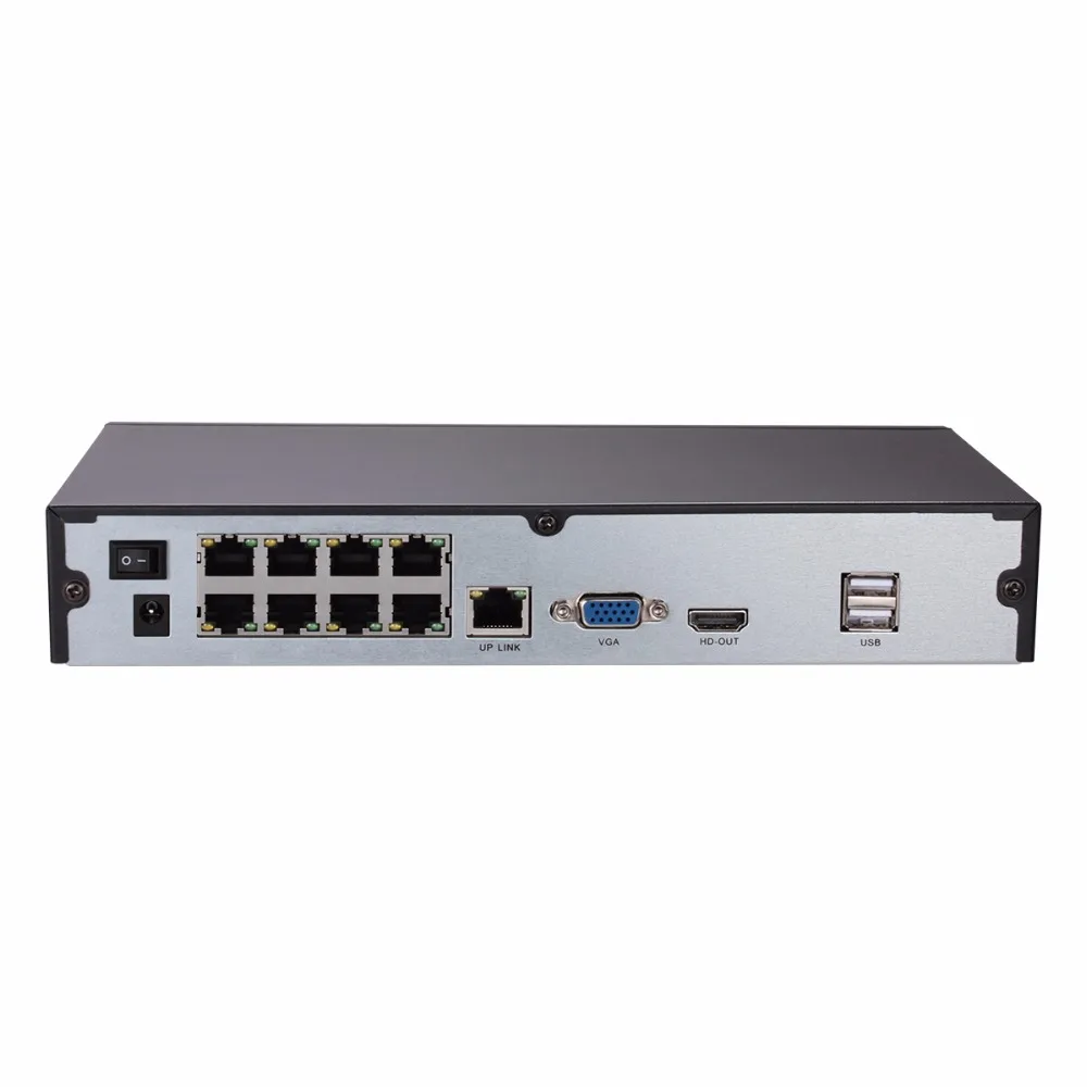 ESCAM PNK805 HD 1080p 8CH POE NVR система безопасности с детектором движения, сигнальная запись, ONVIF IP66 Водонепроницаемая ИК камера
