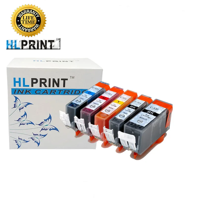 PGI520 CLI521 картридж совместимый canon PIXMA MP620 MP630 MP640 MP980 MP990 MP540 MP550 MP560 IP3600 IP4600 IP4700