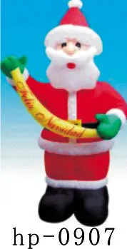 Горячий надувной Санта-Клаус праздничное благословение мультфильм Надувное