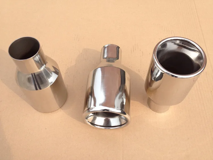 Универсальный автомобильный глушитель выхлопной трубы из нержавеющей стали