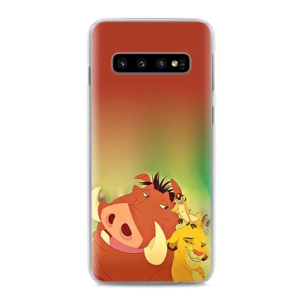06 Король Лев Hakuna Matata чехол для телефона s для samsung Galaxy S10e S10 S8 S9 Plus M10 M20 M30 A50 S6 S7 Edge жесткий чехол - Цвет: 06