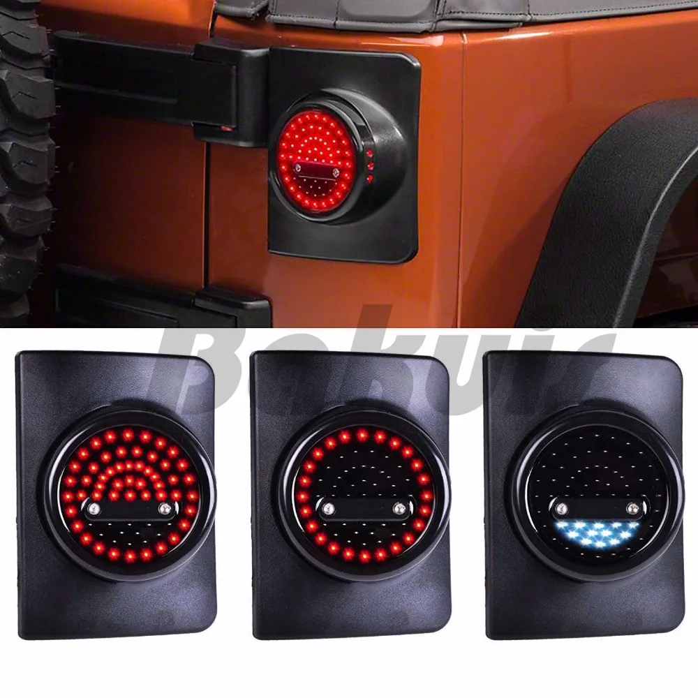 Для Jeep Wrangler JK JKU светодиодный круглый хвост светильник s привлекательный дизайн и