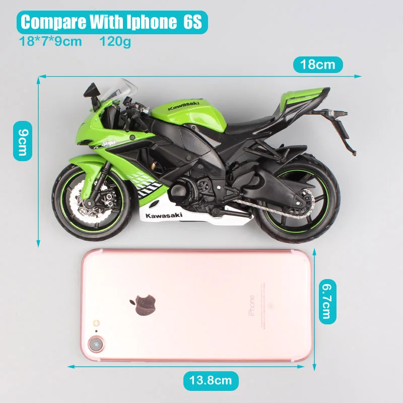 Масштаб 1:12 maisto Kawasaki NINJA ZX 10R super bike литая модель гоночного мотоцикла игрушки