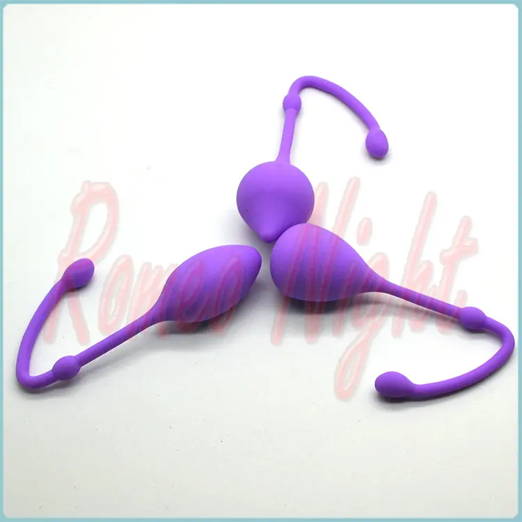 Romeonight Кегеля влагалище и анальный тренерский мяч набор (3 шара) силикон унисекс