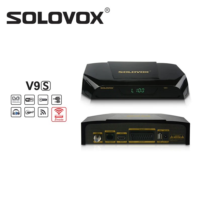 Solovox V9S 10 шт. Поддержка HDMI и AV цифра спутниковый телевизионный ресивер дома Кино