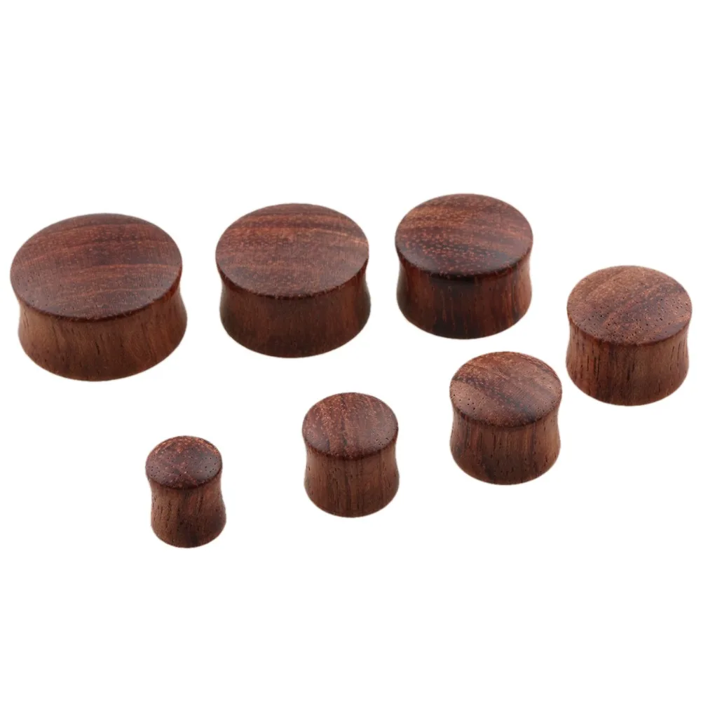 

TUMBEELLUWA Wooden Ear Gauges Ear Plugs Expander Tunnels Ear Piercing 1pc