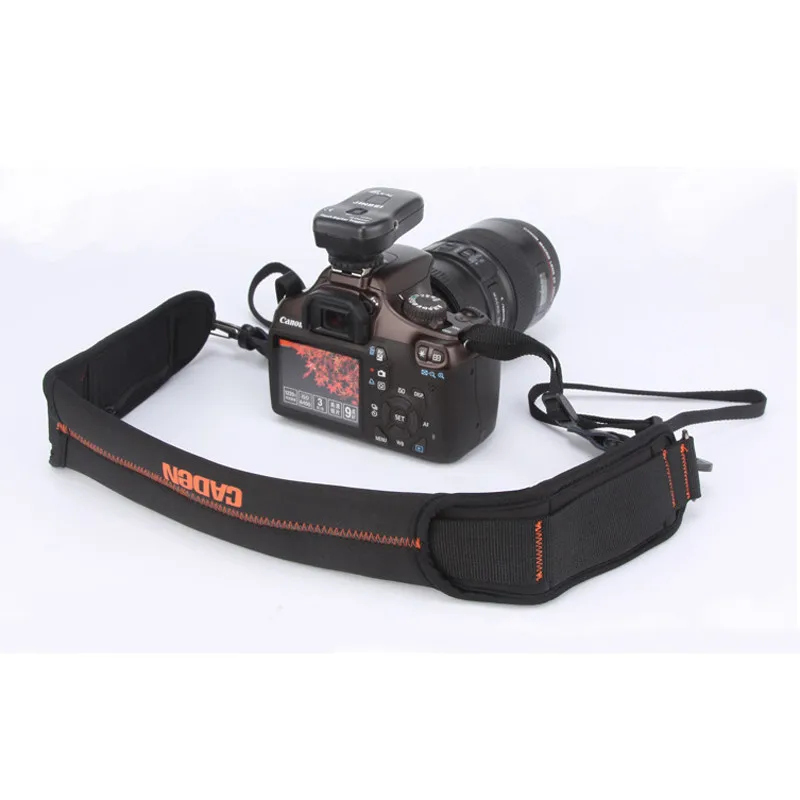 Мягкий ремень для камеры CADEN быстросъемный плечевой Canon Nikon Pentax DSLR|belt strap|strap watchstrap